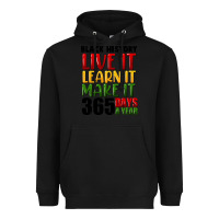 Black black history live it Heavyweight Hoodie - FaDigitalArtStudio