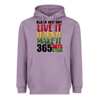 Lavender black history live it Heavyweight Hoodie - FaDigitalArtStudio