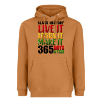 Meerkat black history live it Heavyweight Hoodie - FaDigitalArtStudio