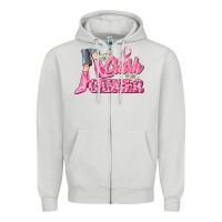 Dove Grey crush cancer Zipper Hoodie - CowGirlArtShop