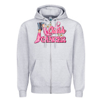 Heather Grey crush cancer Zipper Hoodie - CowGirlArtShop