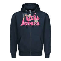 Navy crush cancer Zipper Hoodie - CowGirlArtShop