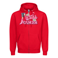 Red crush cancer Zipper Hoodie - CowGirlArtShop