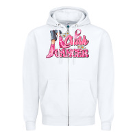 White crush cancer Zipper Hoodie - CowGirlArtShop