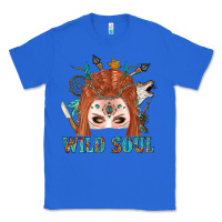 True Royal Western İndian Wild Soul With Braid Hair Woman Classic Tee - BundleAndBundleShop