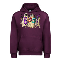 Mauve Wine boo Urban Hoodie - CowhideDigitalArt
