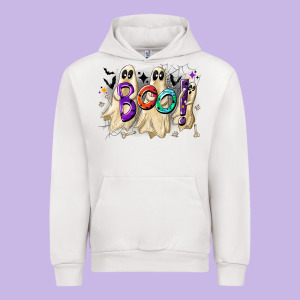 Boo Urban Hoodie Designed By Cowhidedigitalart