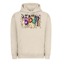 Pigment French Oak boo Urban Hoodie - CowhideDigitalArt