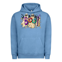 Pigment Pebble Blue boo Urban Hoodie - CowhideDigitalArt