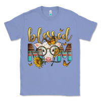 Colony Blue Western Blessed Mom Baby Calf Mother's Day Classic Tee - LillyAllenDesigns
