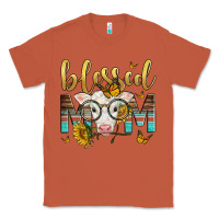 Copper Western Blessed Mom Baby Calf Mother's Day Classic Tee - LillyAllenDesigns
