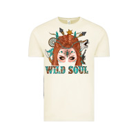 Vintage Arctic Western İndian Wild Soul With Braid Hair Woman Vintage Tee - BundleAndBundleShop