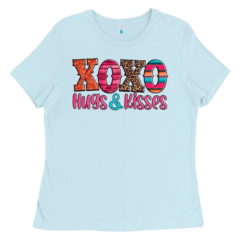 Xoxo Hugs And Kisses Ladies Tee by Jasminsmagicworld | Teevron