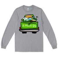 Heather Grey St Patrick's Day Truck Long Sleeve Tee - Bettercallsaul