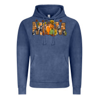 Vintage Denim Western Mom With Pumpkins Vintage Hoodie - BundleAndBundleShop