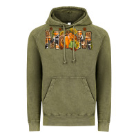 Vintage Olive Western Mom With Pumpkins Vintage Hoodie - BundleAndBundleShop