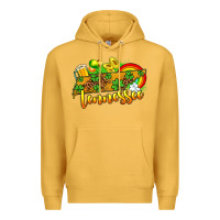 Mustard St. Patrick's Tennessee map Premium Hoodie - OliviaCreatesArt