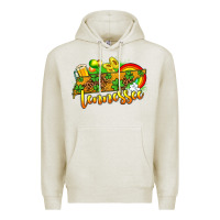 Oatmeal Heather St. Patrick's Tennessee map Premium Hoodie - OliviaCreatesArt