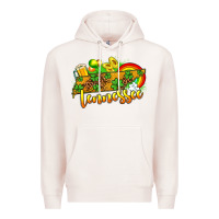 Pale Pink St. Patrick's Tennessee map Premium Hoodie - OliviaCreatesArt