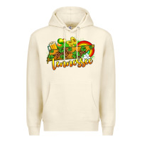 Sandshell St. Patrick's Tennessee map Premium Hoodie - OliviaCreatesArt