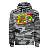 Slate Camo St. Patrick's Tennessee map Premium Hoodie - OliviaCreatesArt