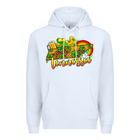White St. Patrick's Tennessee map Premium Hoodie - OliviaCreatesArt