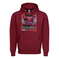 Burgundy Not all angels have wings Zipper Hoodie - CowGirlArtShop