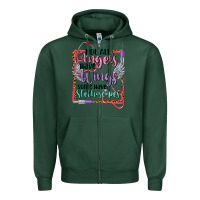 Sports Green Not all angels have wings Zipper Hoodie - CowGirlArtShop