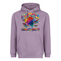 Lavender Embrace neurodiversity Autism Heavyweight Hoodie - FaDigitalArtStudio