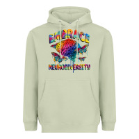 Matcha Embrace neurodiversity Autism Heavyweight Hoodie - FaDigitalArtStudio