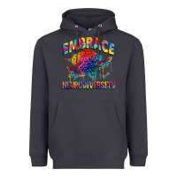 Smoke Embrace neurodiversity Autism Heavyweight Hoodie - FaDigitalArtStudio