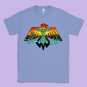 Thunderbird Wild Soul Classic Tee Designed By Jahusdesignshop