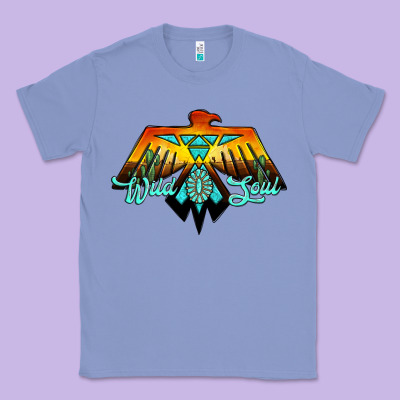 Thunderbird Wild Soul Classic Tee Designed By Jahusdesignshop