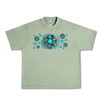 Oil Green turquoise gemstone sunflower Urban Heavy Tee - JahusDesignShop