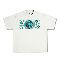 Pistachio turquoise gemstone sunflower Urban Heavy Tee - JahusDesignShop