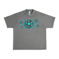 Tornado turquoise gemstone sunflower Urban Heavy Tee - JahusDesignShop