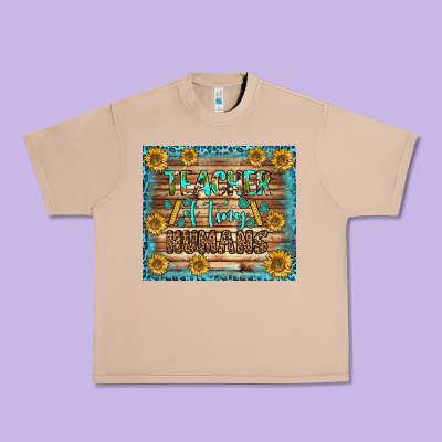 Teacher Of Tiny Humans Tumbler Urban Heavy Tee Designed By Bundleandbundleshop