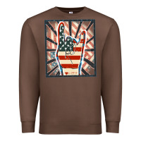 Chestnut Freedom rock hand Premium Sweatshirt - FaDigitalArtStudio
