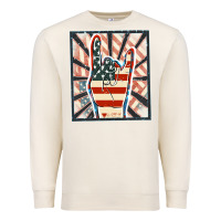 Sandshell Freedom rock hand Premium Sweatshirt - FaDigitalArtStudio