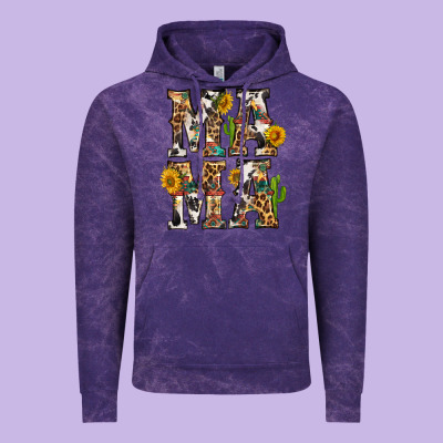 Western Mama With Sunflowers Vintage Hoodie Designed By Bundleandbundleshop