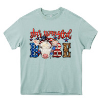Arona Western Star Spangled Baby Cow Heavy Core Tee - LillyAllenDesigns