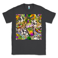 Smoke Mardi Gras coffee cups and donut with cowhide Classic Tee - BundleAndBundleShop