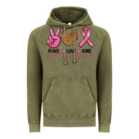 Vintage Olive peace love cure Vintage Hoodie - RanaPortraitStore