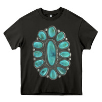 Asphalt Turquoise Gemstone Jewelry Heavy Core Tee - LillyAllenDesigns