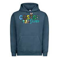 Pigment Midnight Navy easter vibes Urban Hoodie - CowhideDigitalArt