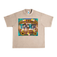 French Oak teacher vibes tumbler Urban Heavy Tee - BundleAndBundleShop