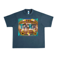 Midnight Navy teacher vibes tumbler Urban Heavy Tee - BundleAndBundleShop