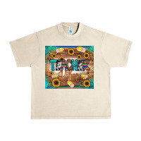 Sandshell teacher vibes tumbler Urban Heavy Tee - BundleAndBundleShop