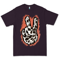 Plum Dalmatians Skin Peace Sign Premium Tee - Jasminsmagicworld