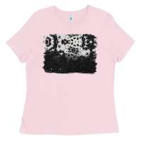 Bubblegum Pink cowhide background Ladies Tee - BarkalooDesign